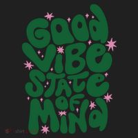 Good Vibe State Of Mind Retro Quote Women's Sweatshirt thumb 2