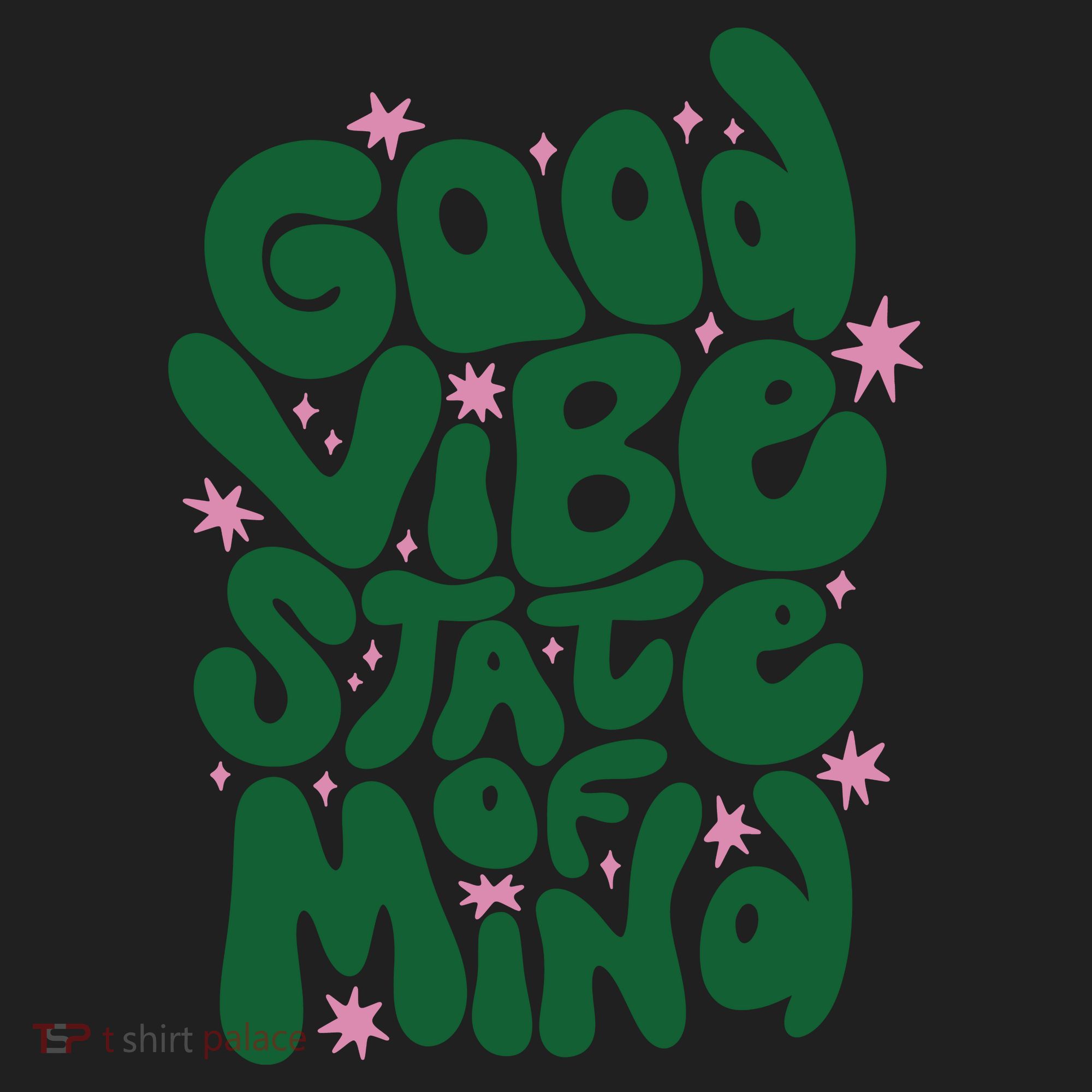 Good Vibe State Of Mind Retro Quote Women's Sweatshirt