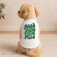 Good Vibe State Of Mind Retro Quote Doggie Tank thumb 2