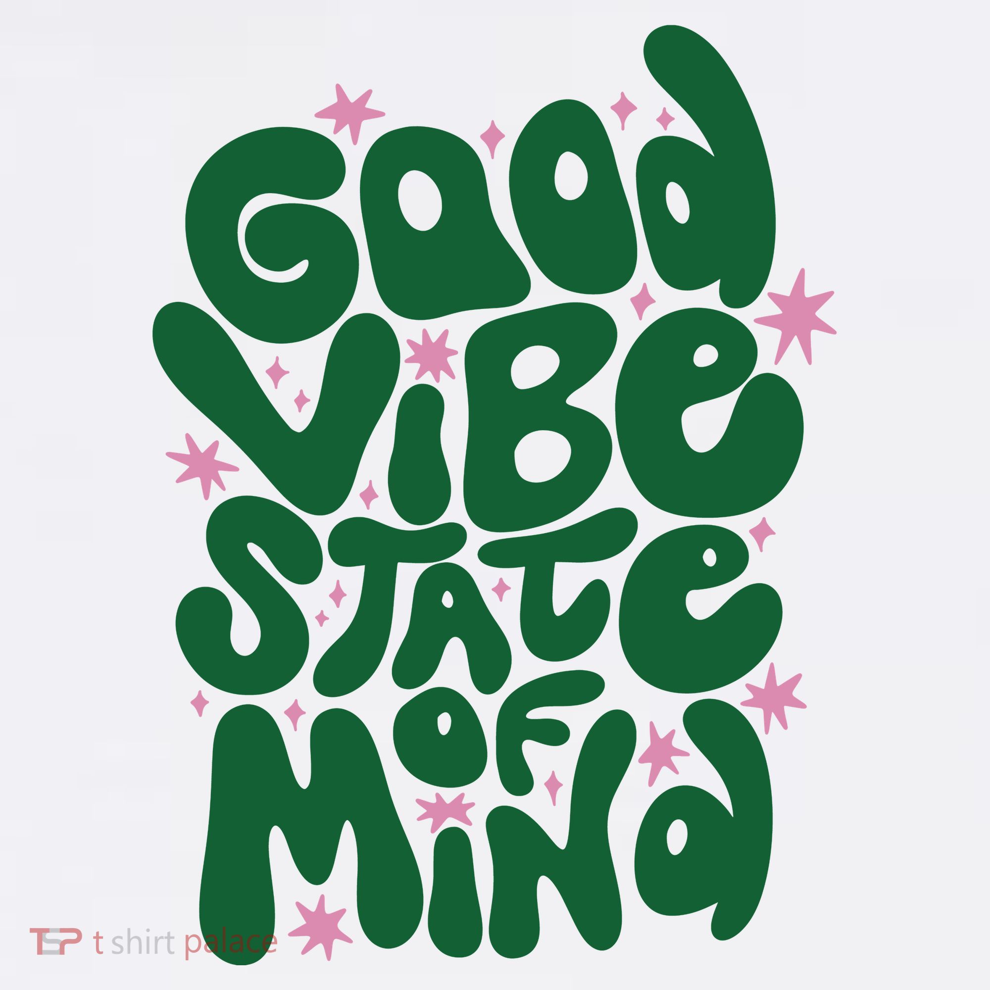 Good Vibe State Of Mind Retro Quote Women's Tank Top