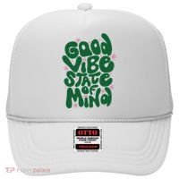 Good Vibe State Of Mind Retro Quote Hat thumb 0