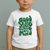 Good Vibe State Of Mind Retro Quote Toddler T-Shirt thumb 2
