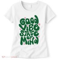 Good Vibe State Of Mind Retro Quote Women's T-Shirt thumb 0