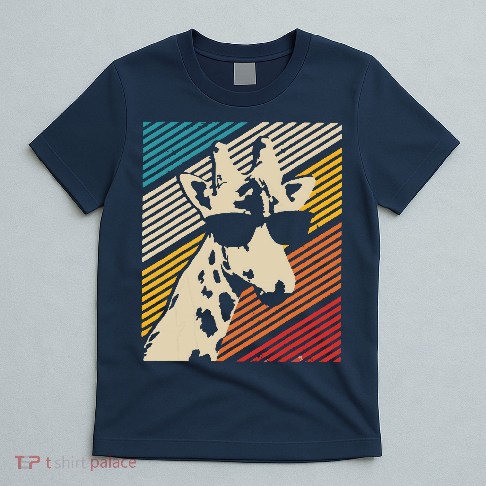 Giraffe Vintage Sunglasses Funny African Animal Lover Gift T-Shirt