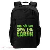 Go Vegan Save The Earth Planet Globe Earth Day April 22 Backpack thumb 0