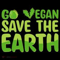 Go Vegan Save The Earth Planet Globe Earth Day April 22 Coffee Mug thumb 5