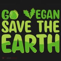 Go Vegan Save The Earth Planet Globe Earth Day April 22 Women's Tank Top thumb 5