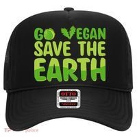 Go Vegan Save The Earth Planet Globe Earth Day April 22 Hat thumb 0