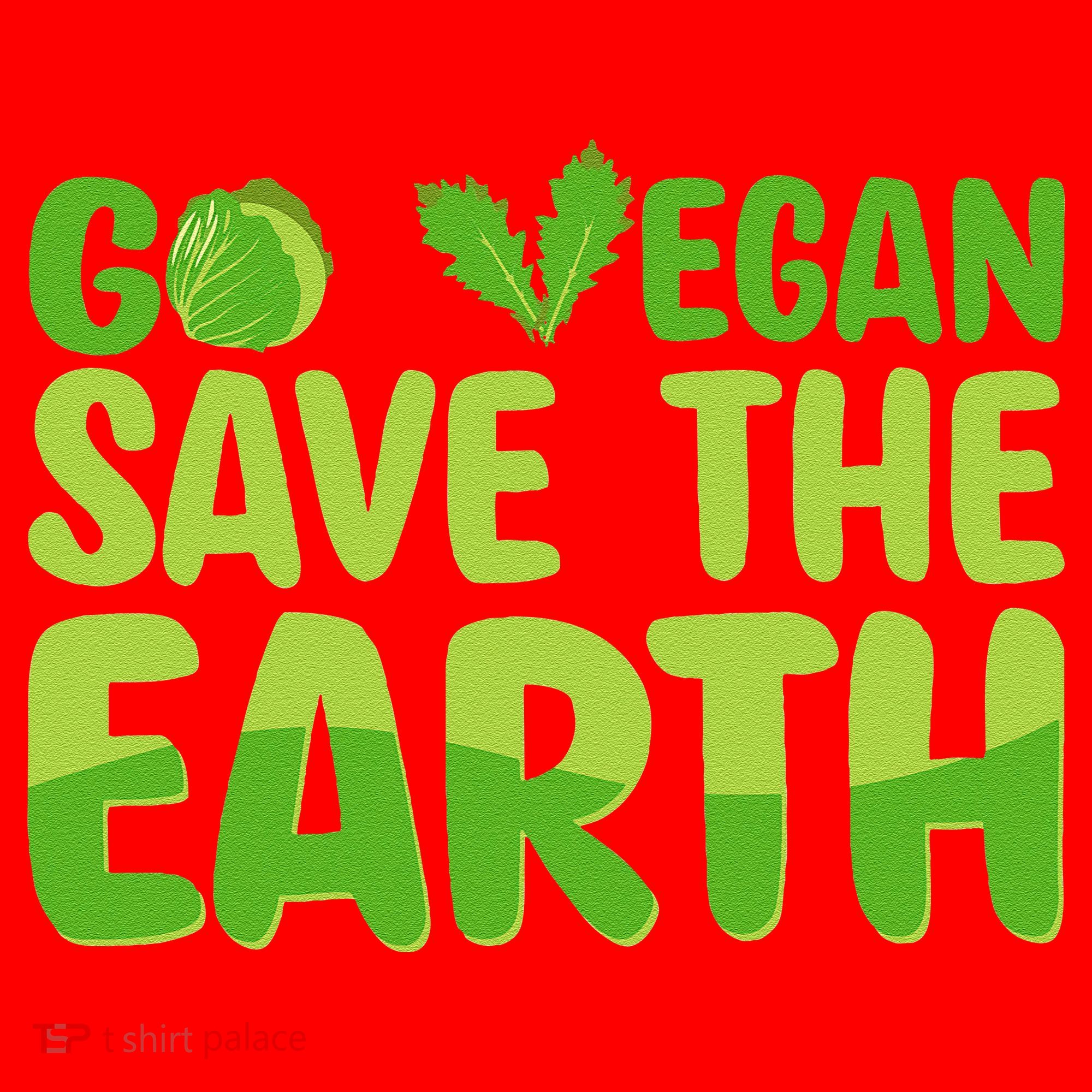 Go Vegan Save The Earth Planet Globe Earth Day April 22 Santa Hat