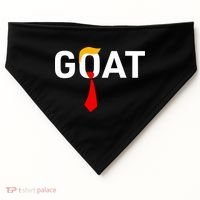 Goat Vote Trump 2024 Funny Support Republican Pro America USA-Made Doggie Bandana thumb 0