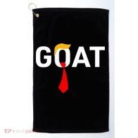 Goat Vote Trump 2024 Funny Support Republican Pro America Golf Towel thumb 0