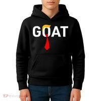 Goat Vote Trump 2024 Funny Support Republican Pro America Kids Hoodie thumb 4