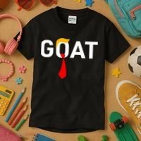 Goat Vote Trump 2024 Funny Support Republican Pro America Kids T-Shirt thumb 3