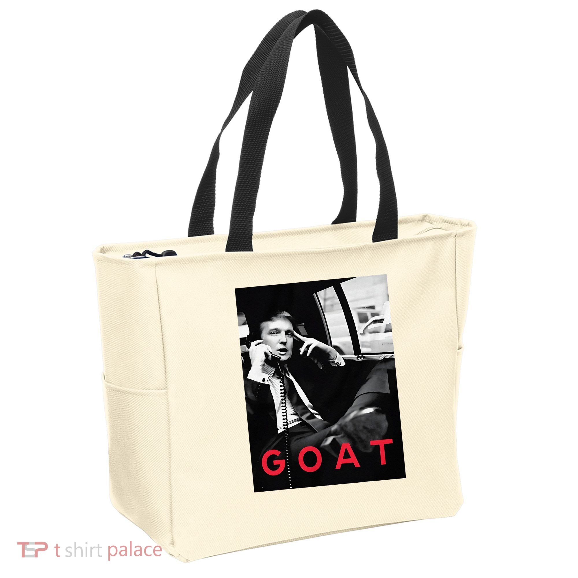 Goat Vote Trump 2024 Funny Support Republican Pro America Tote Bag