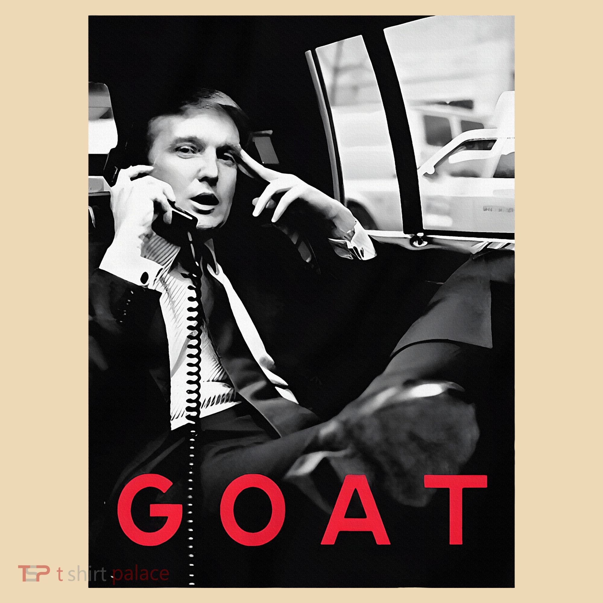 Goat Vote Trump 2024 Funny Support Republican Pro America Tote Bag