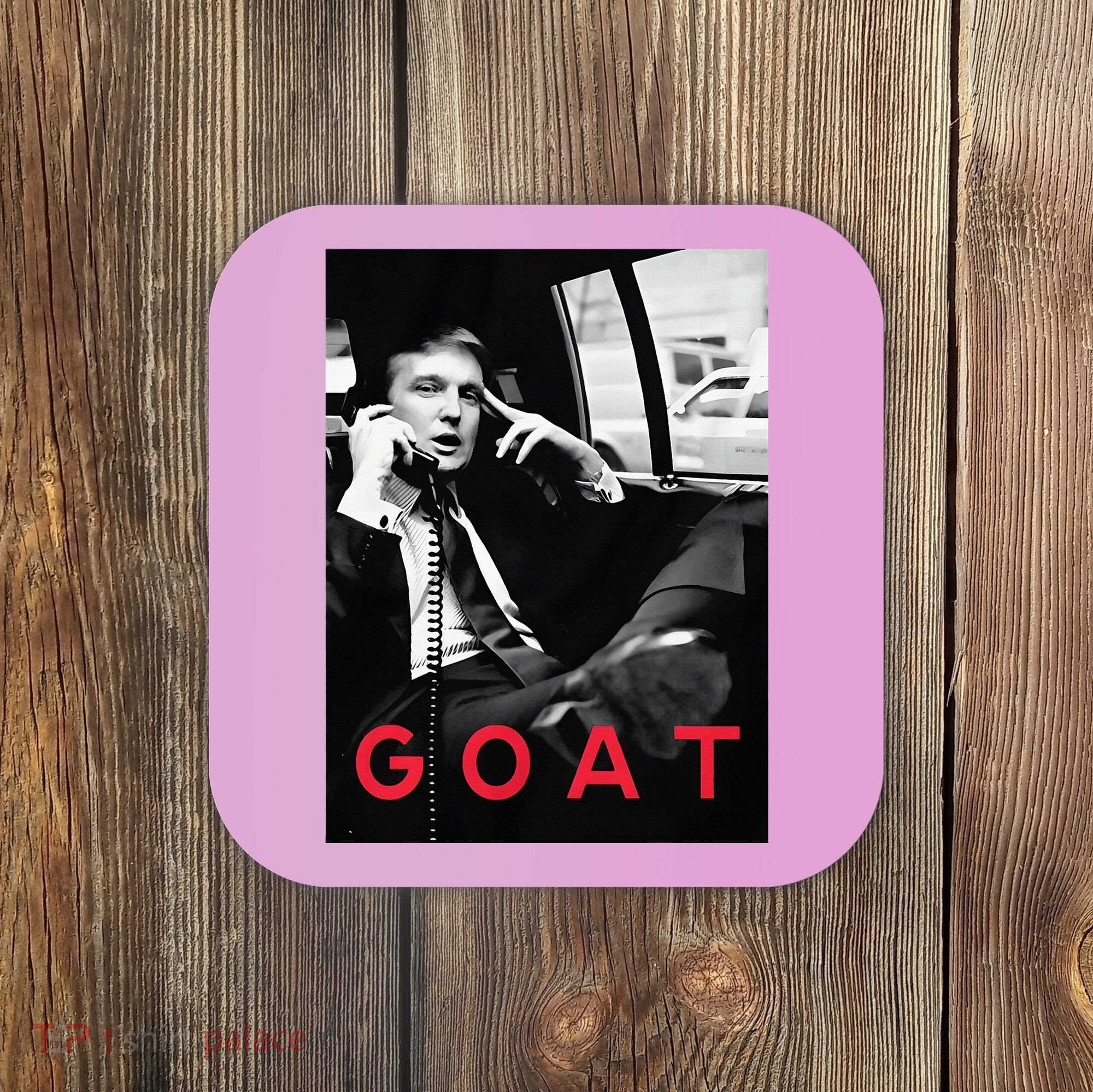 Goat Vote Trump 2024 Funny Support Republican Pro America Coaster