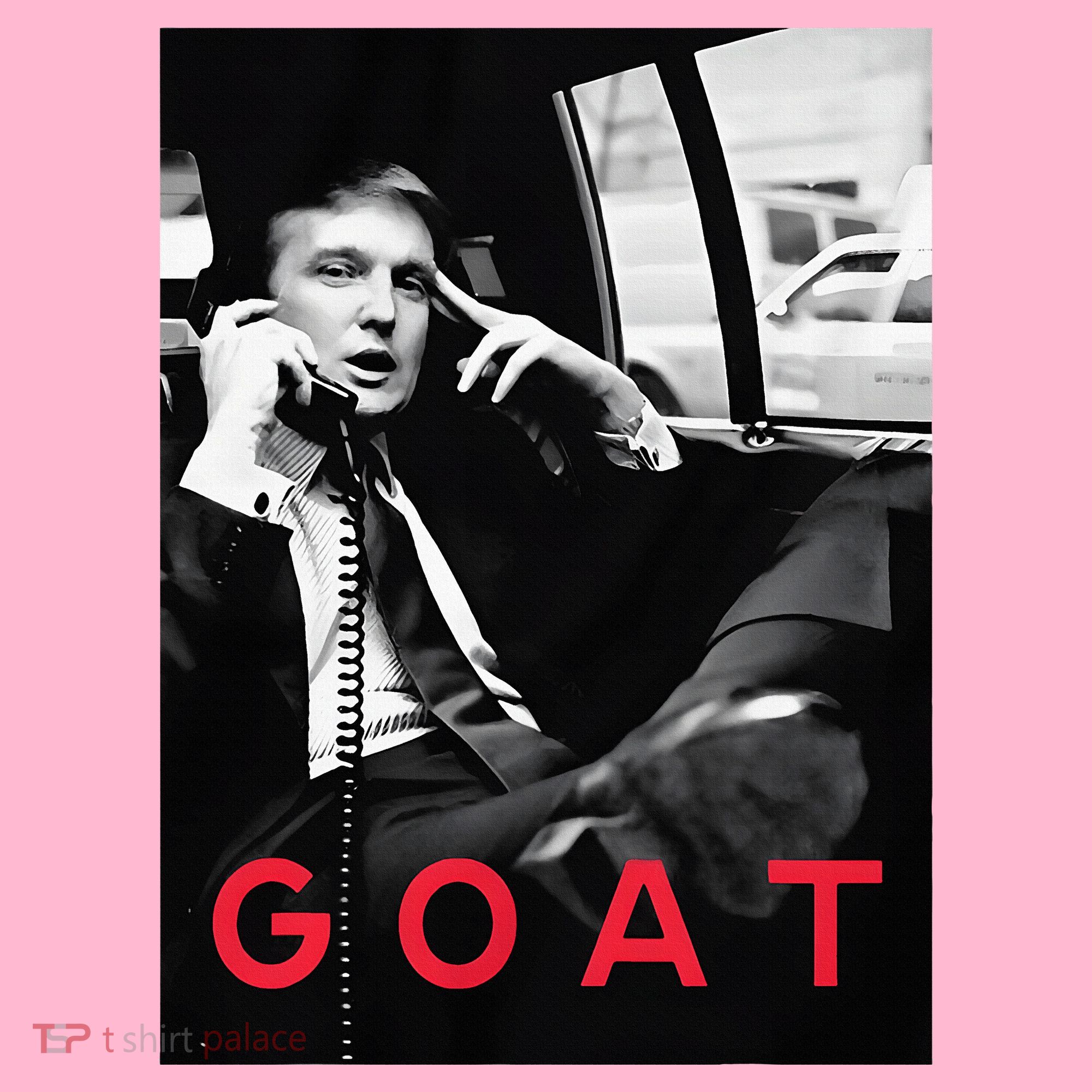 Goat Vote Trump 2024 Funny Support Republican Pro America Coaster