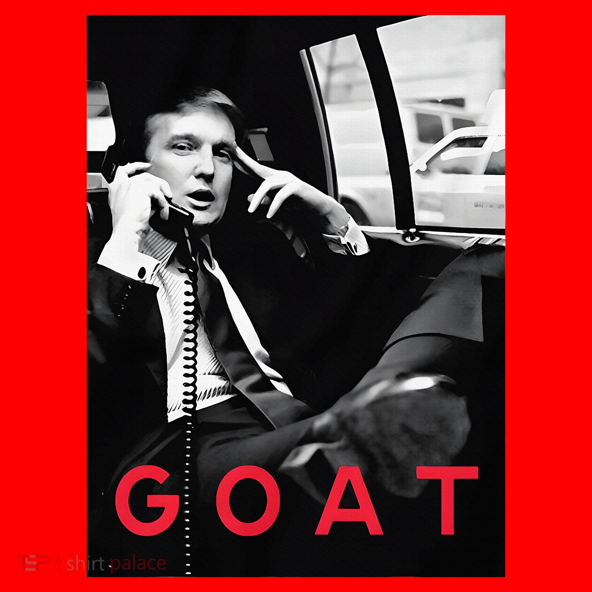 Goat Vote Trump 2024 Funny Support Republican Pro America Santa Hat