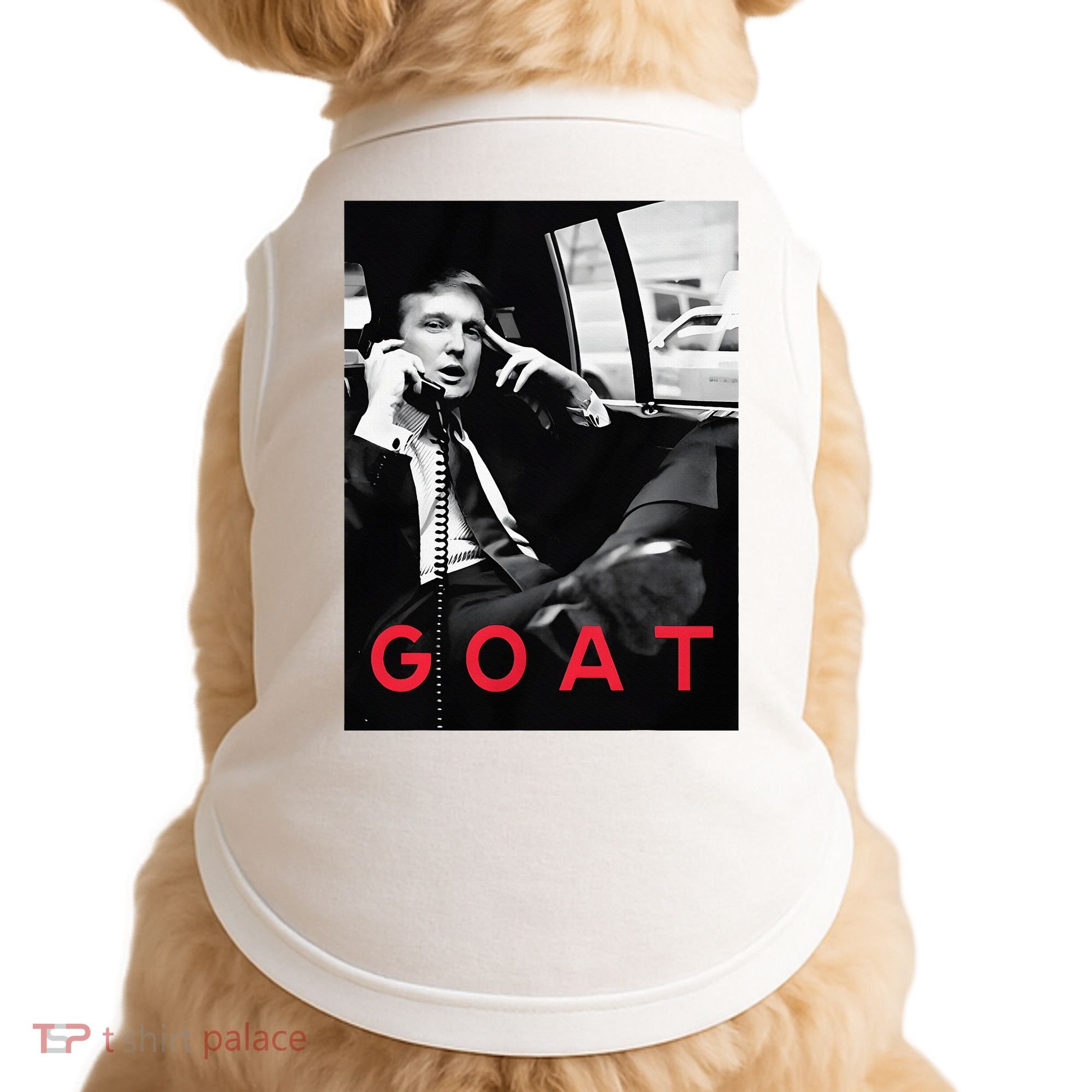 Goat Vote Trump 2024 Funny Support Republican Pro America Doggie Tank