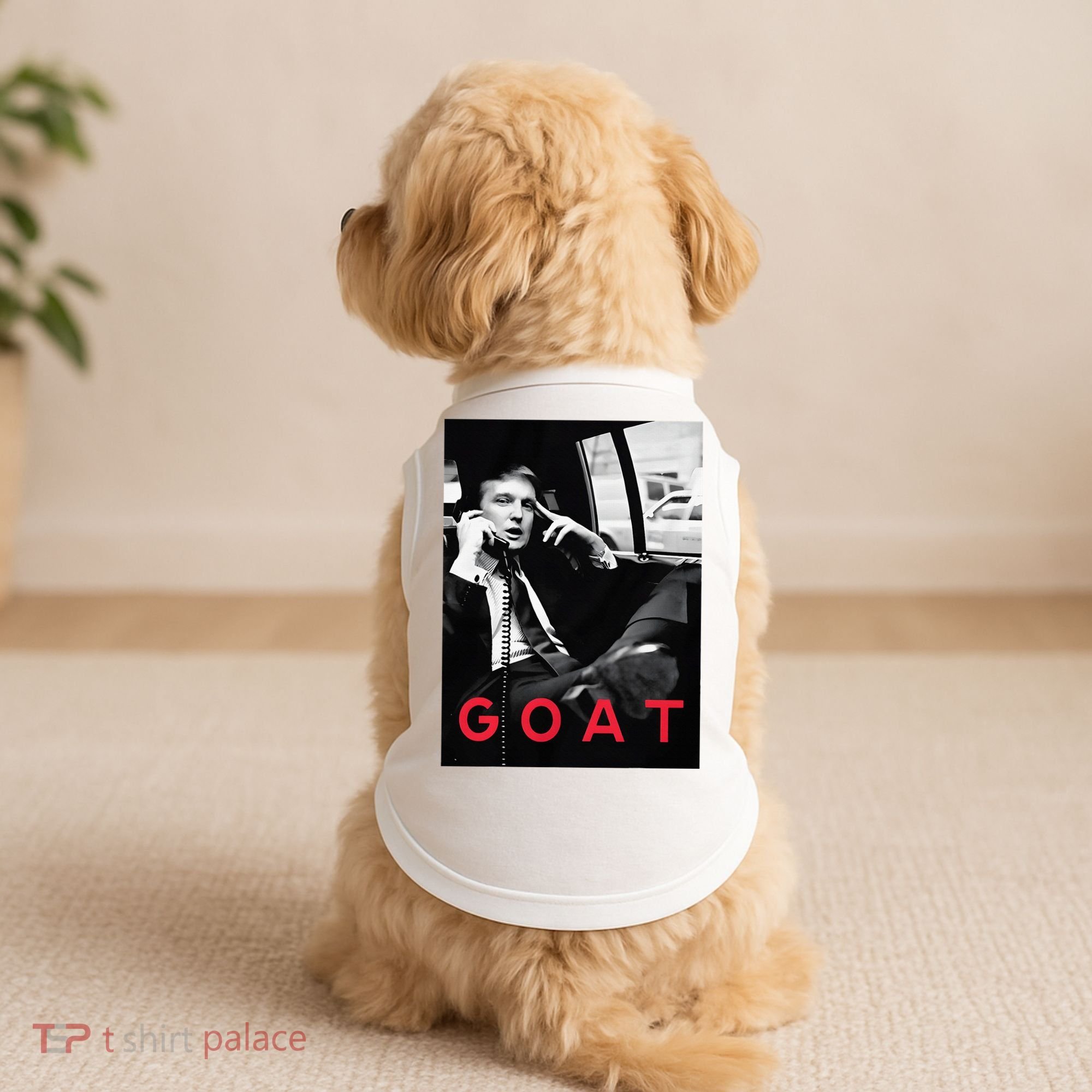 Goat Vote Trump 2024 Funny Support Republican Pro America Doggie Tank