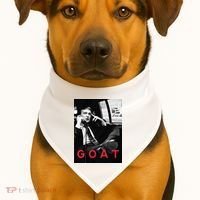 Goat Vote Trump 2024 Funny Support Republican Pro America USA-Made Doggie Bandana thumb 1