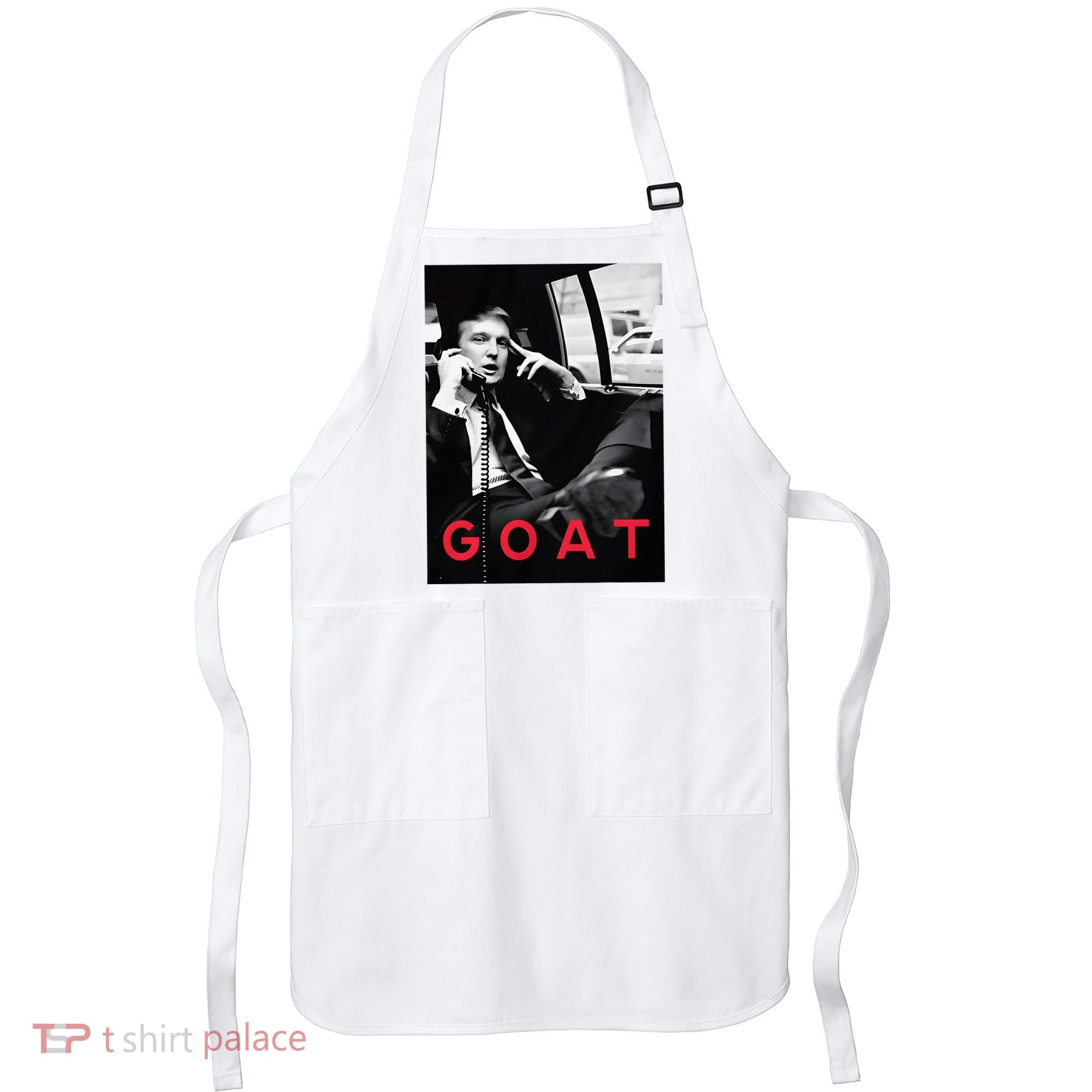 Goat Vote Trump 2024 Funny Support Republican Pro America Apron