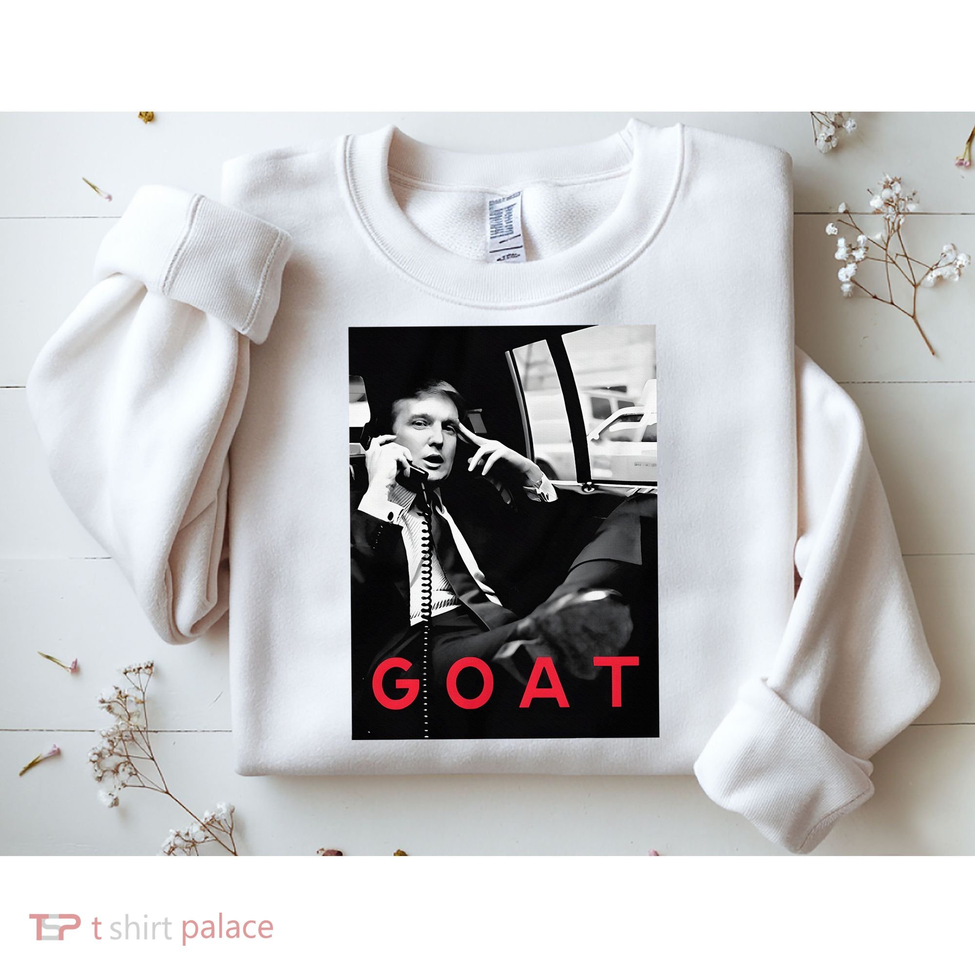 Goat Vote Trump 2024 Funny Support Republican Pro America Sweatshirt