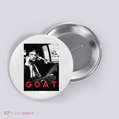 Goat Vote Trump 2024 Funny Support Republican Pro America Button