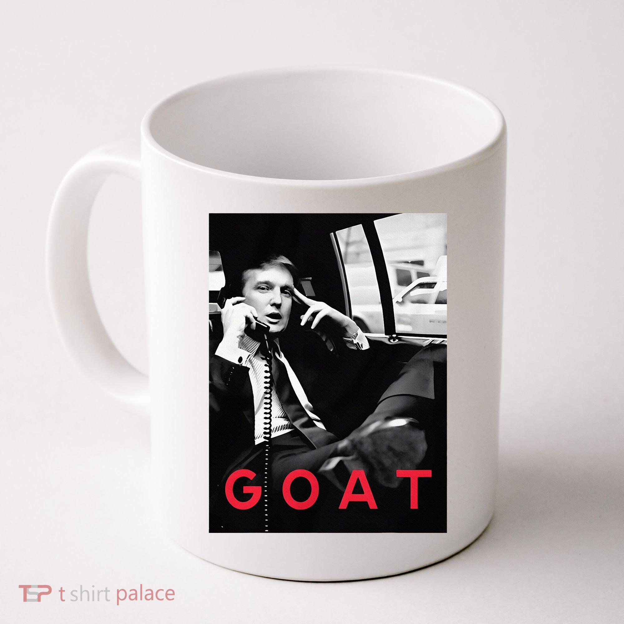 Goat Vote Trump 2024 Funny Support Republican Pro America Coffee Mug