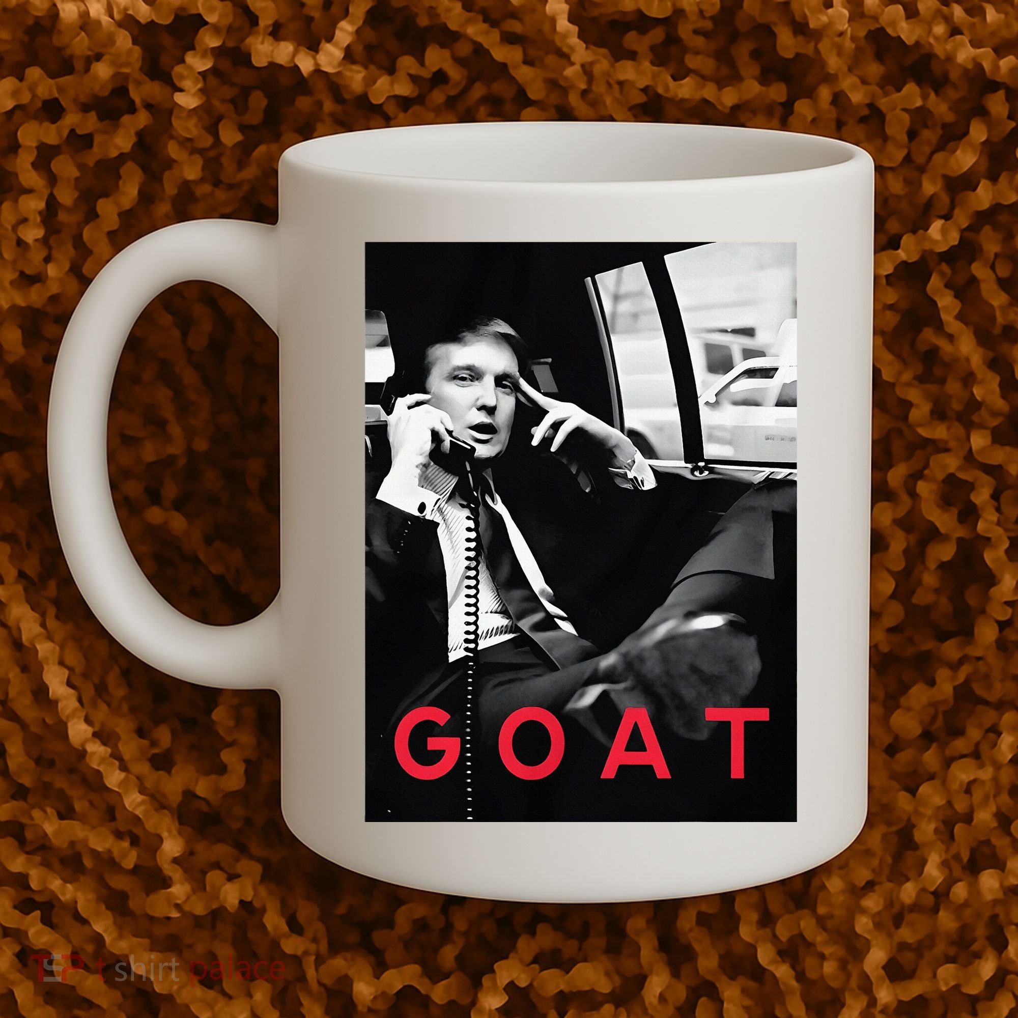 Goat Vote Trump 2024 Funny Support Republican Pro America Coffee Mug