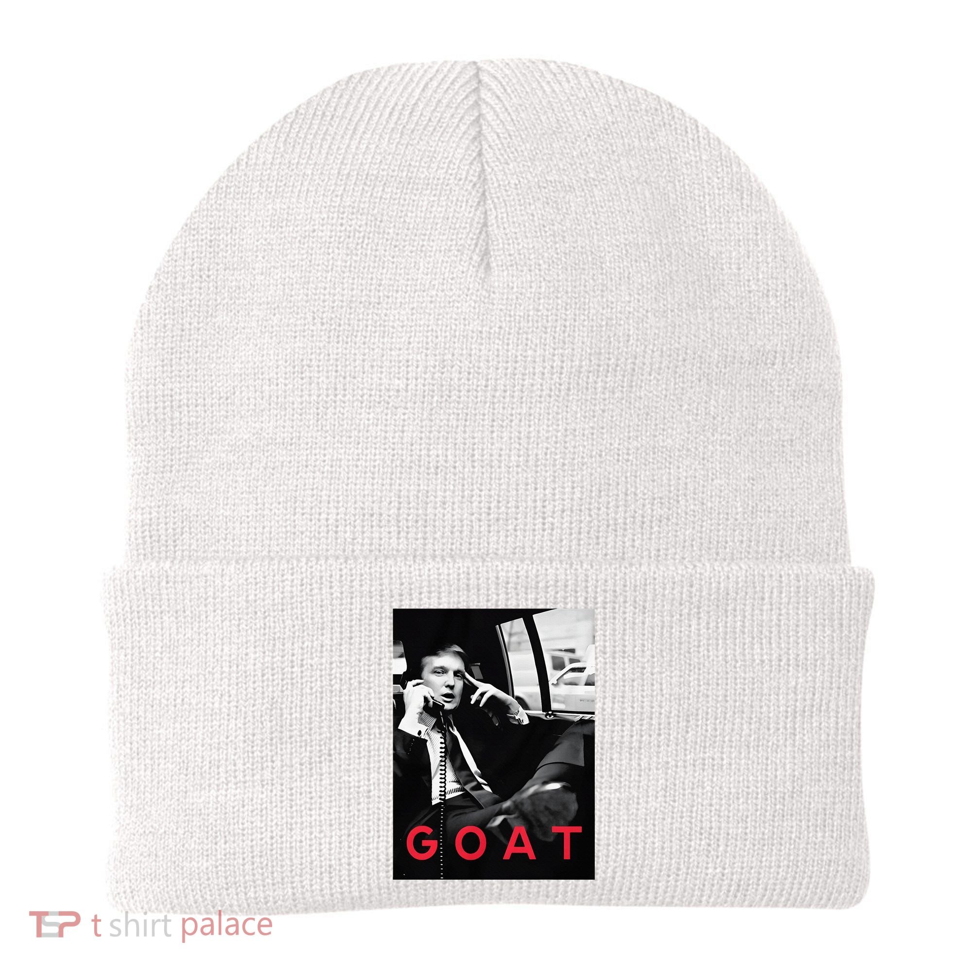 Goat Vote Trump 2024 Funny Support Republican Pro America Beanie