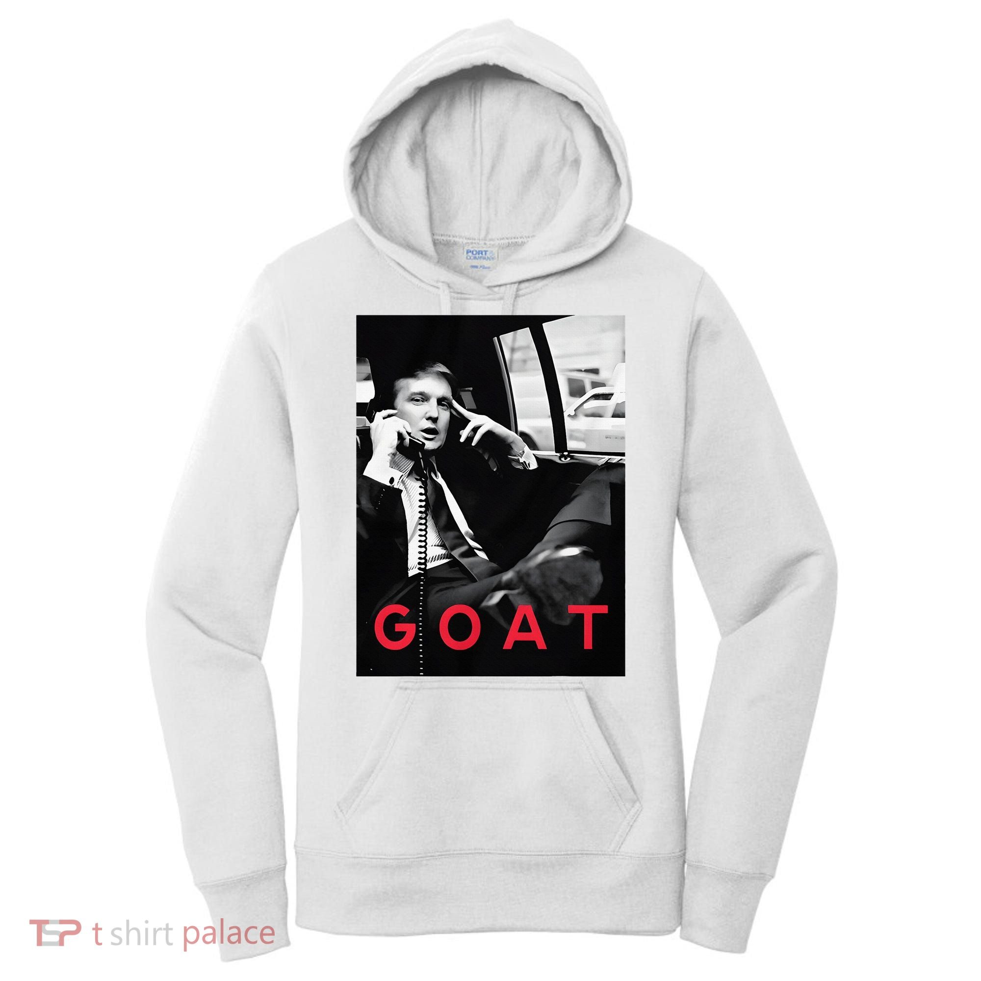 Goat Vote Trump 2024 Funny Support Republican Pro America Women's Hoodie
