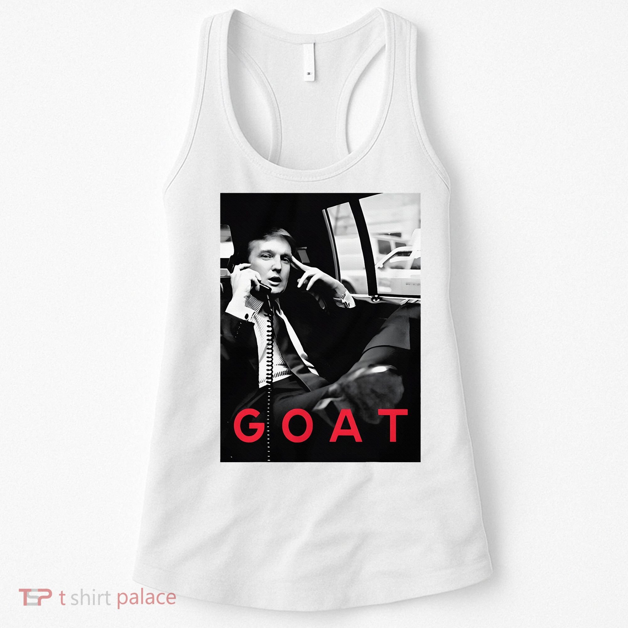 Goat Vote Trump 2024 Funny Support Republican Pro America Women's Tank Top