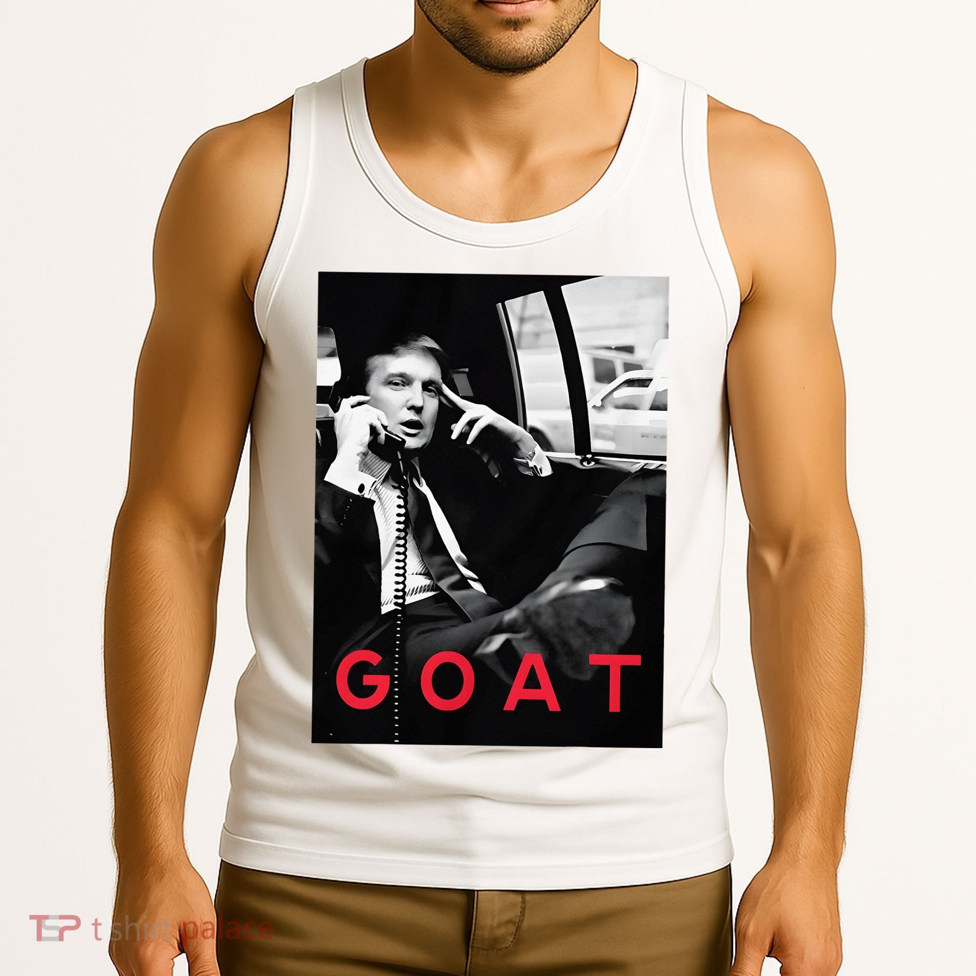 Goat Vote Trump 2024 Funny Support Republican Pro America Tank Top