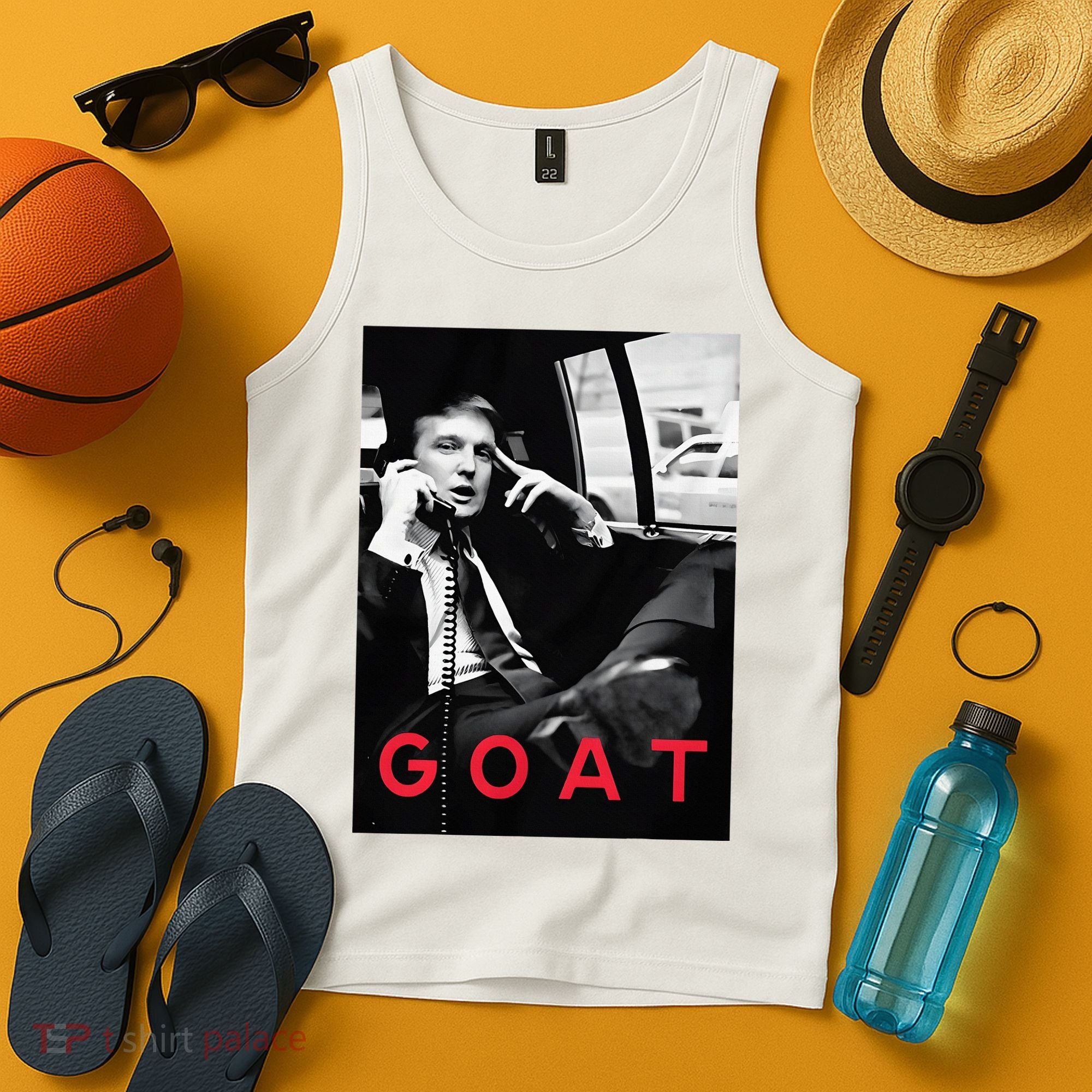 Goat Vote Trump 2024 Funny Support Republican Pro America Tank Top