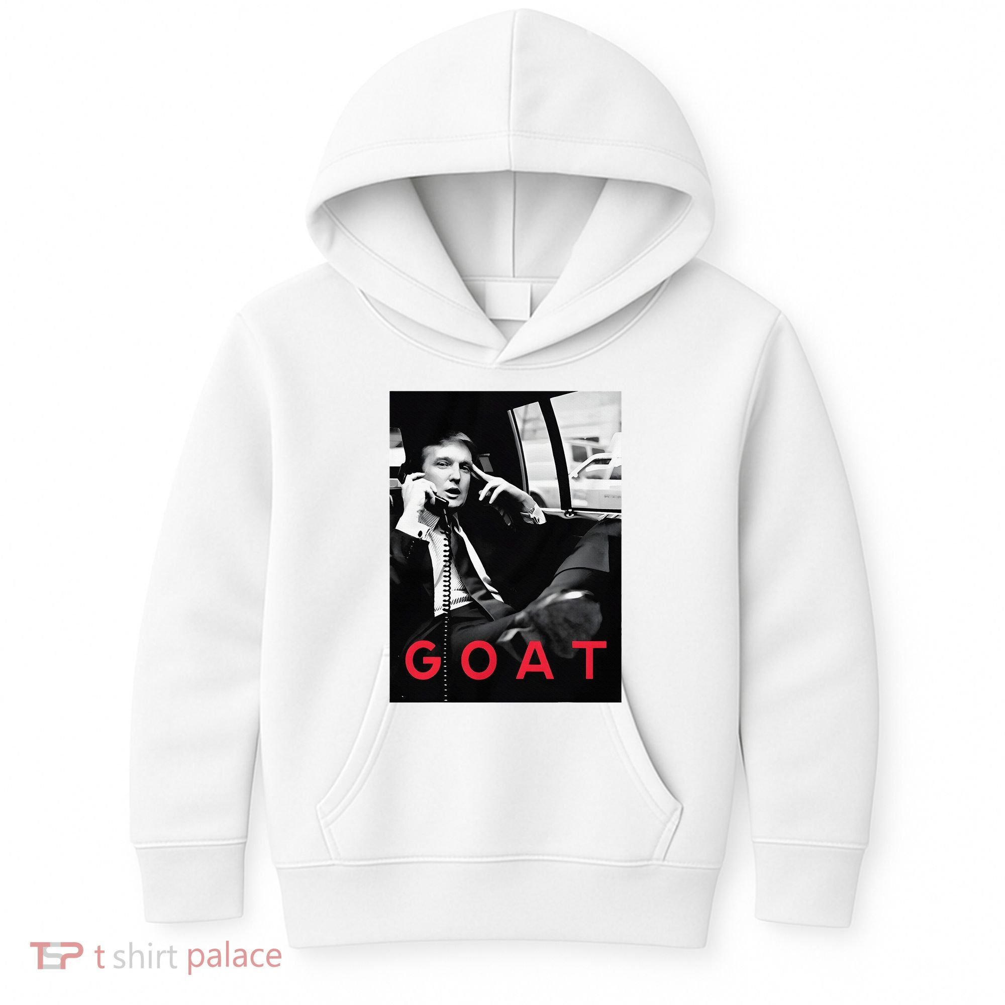 Goat Vote Trump 2024 Funny Support Republican Pro America Kids Hoodie