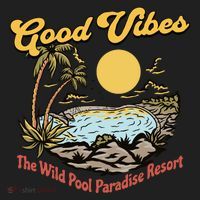 Good Vibes The Wild Pool Paradise Resort Women's Sweatshirt thumb 2