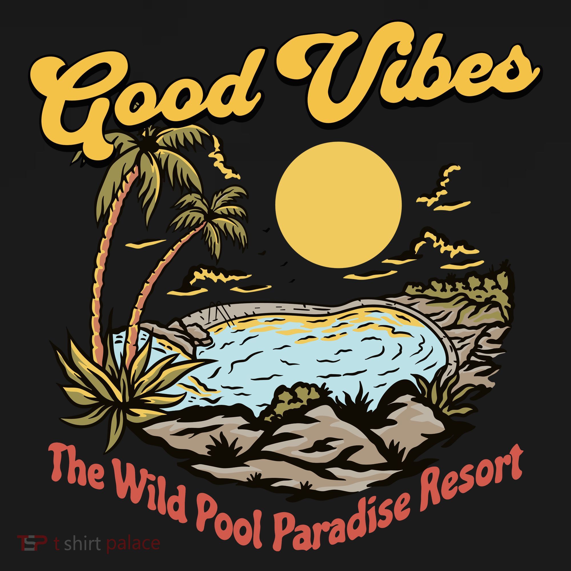 Good Vibes The Wild Pool Paradise Resort Women's Tank Top