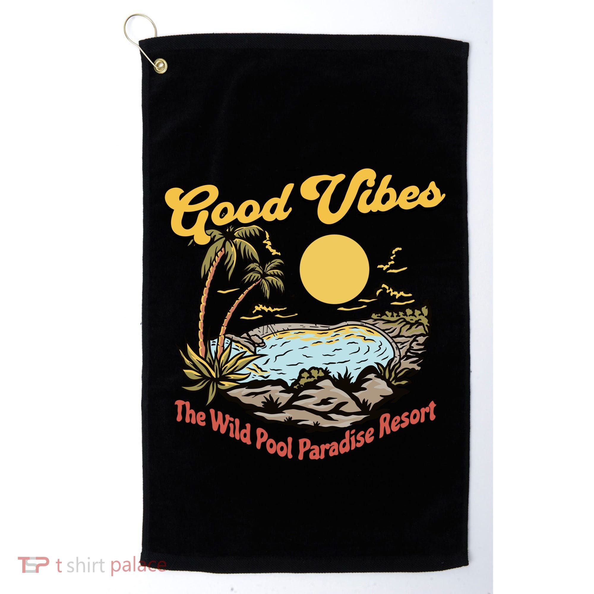 Good Vibes The Wild Pool Paradise Resort Golf Towel