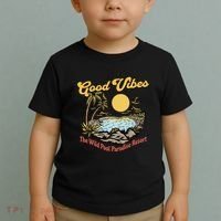Good Vibes The Wild Pool Paradise Resort Toddler T-Shirt thumb 2