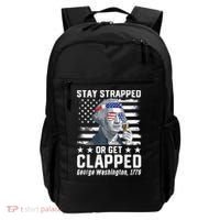 George Washington 1776 Stay Strapped Or Get Clapped Backpack thumb 0
