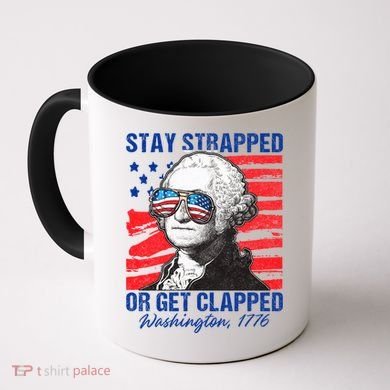 George Washington 1776 Stay Strapped Coffee Mug