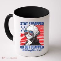 George Washington 1776 Stay Strapped Coffee Mug thumb 0