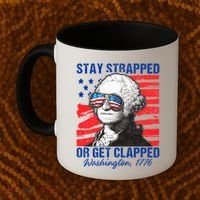 George Washington 1776 Stay Strapped Coffee Mug thumb 2