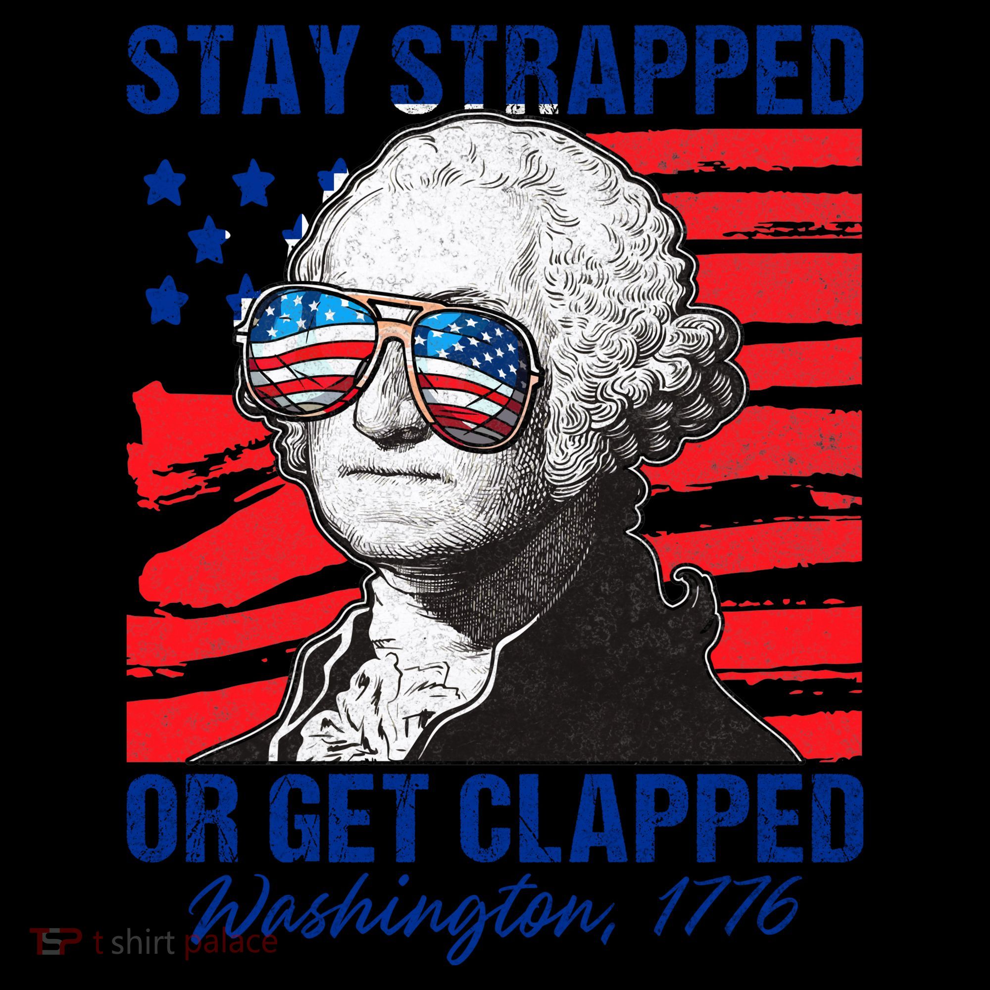 George Washington 1776 Stay Strapped Coffee Mug