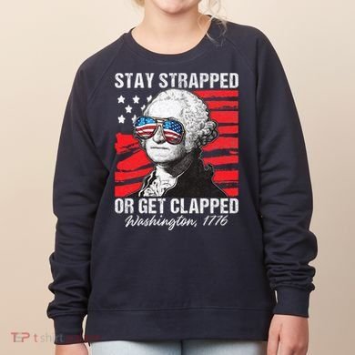 George Washington 1776 Stay Strapped Women's Sweatshirt