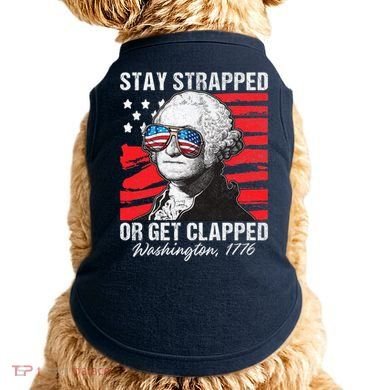 George Washington 1776 Stay Strapped Doggie Tank