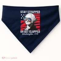 George Washington 1776 Stay Strapped USA-Made Doggie Bandana thumb 0