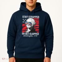 George Washington 1776 Stay Strapped Hoodie thumb 2