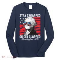 George Washington 1776 Stay Strapped Long Sleeve Shirt thumb 0